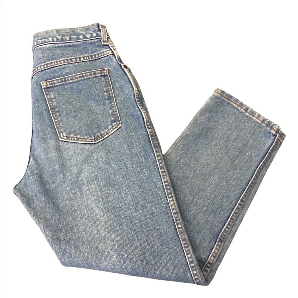 Vintage Land’s End High-Waisted Medium Wash Mom Jeans - Women’s 10 Petite
